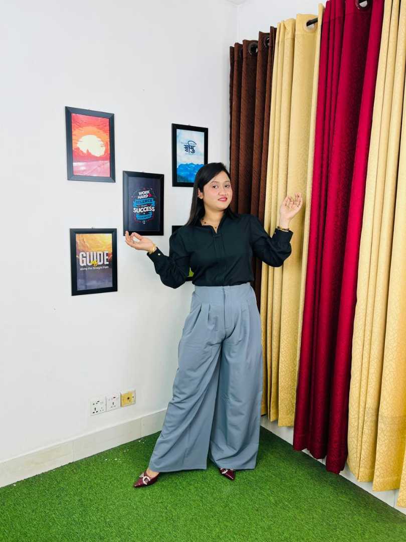 Wide,leg,formal,pant